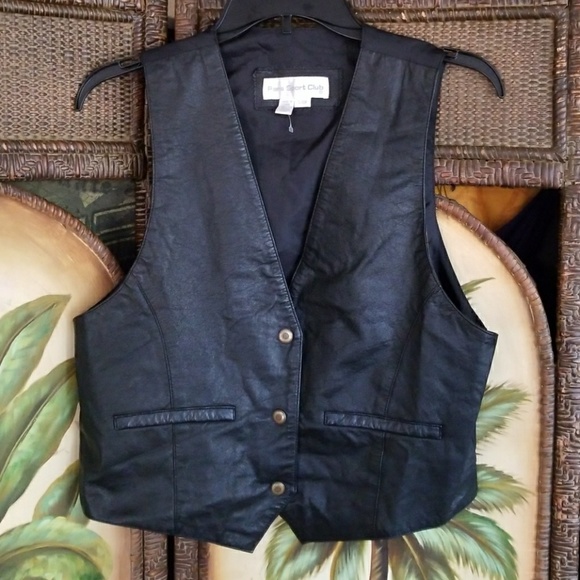 Paris sport club Jackets & Blazers - Leather vest